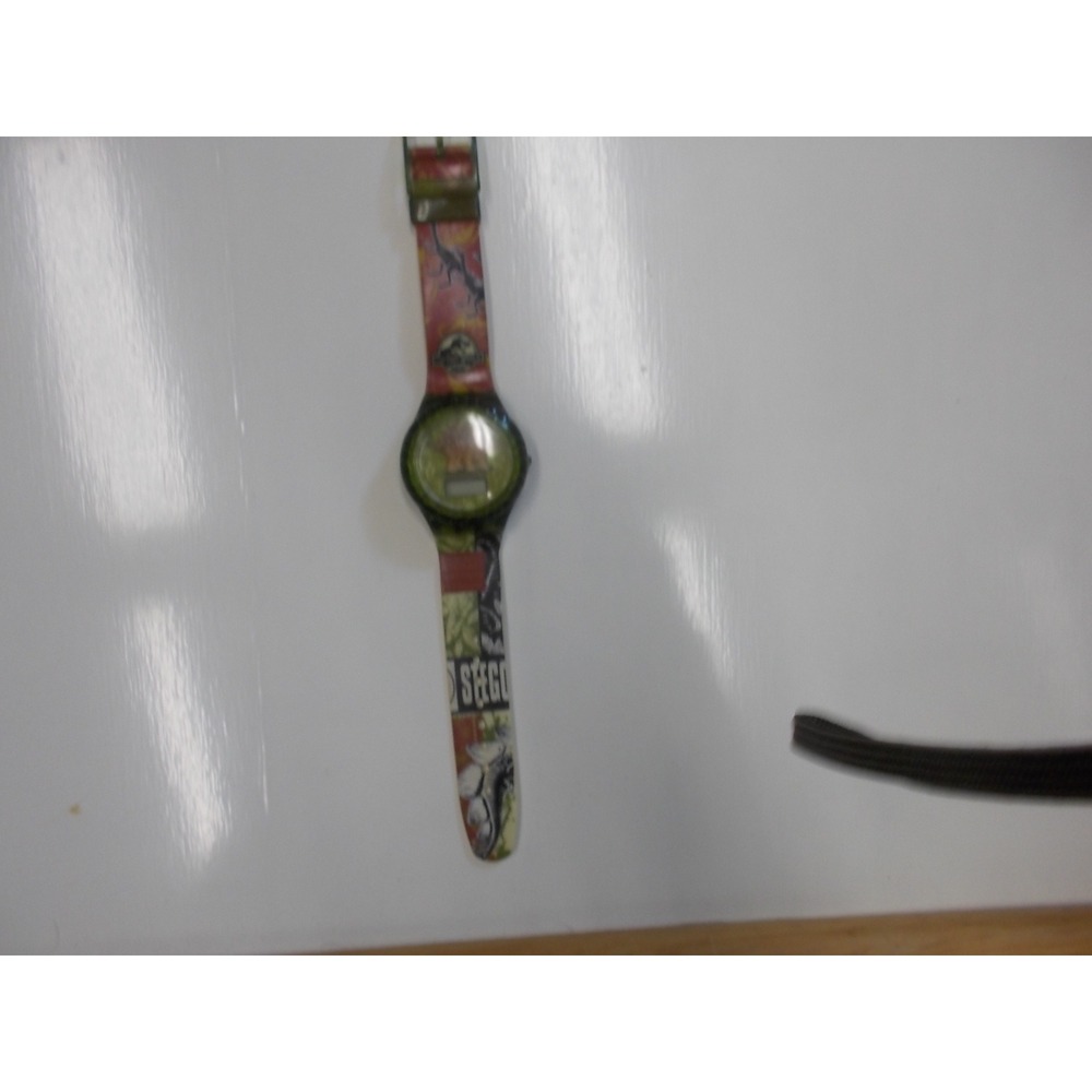 Vintage 1997 The Lost World Jurassic Park Digital Watch Dinosaur Stegosaurus